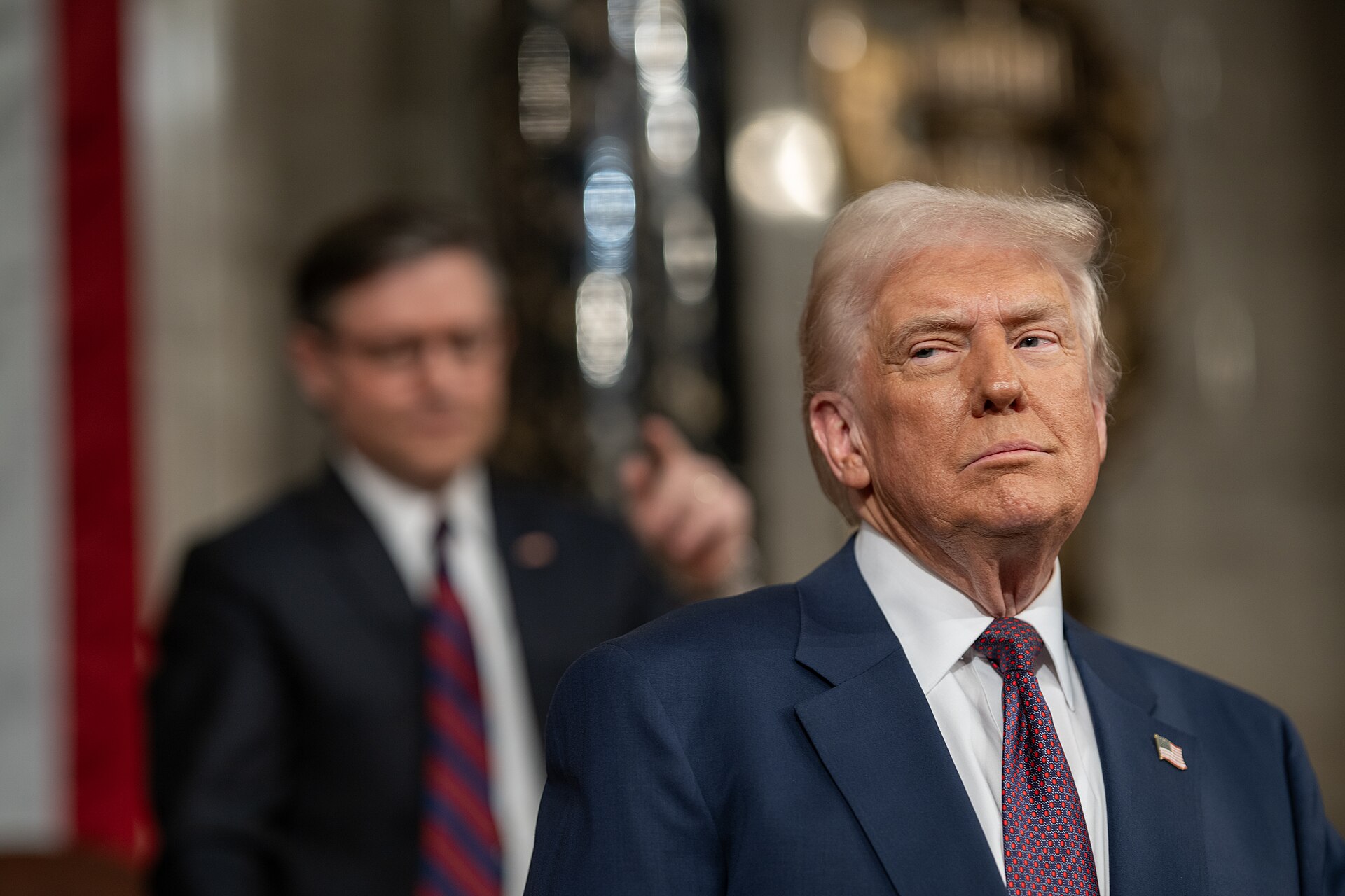 President Donald Trump during a 2025 address to Congress